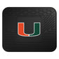FANMATS NCAA University of Miami Hurricanes Vinyl Utility Mat, Black, 14x17