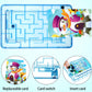 Skylety 5 Pcs Money Puzzle Box Gift Card Box Plastic Puzzle Card Holder Fun Maze Intellectual Pinball Machine Game for Teens and mature-themeds Birthday Party Favors(Blue)