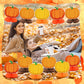 12 Pcs Fall Thanksgiving Pumpkin Honeycomb Centerpiece Fall Party Decoration Orange Gold Pumpkin Table Decoration Autumn Table T