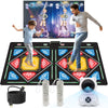 Tucraew Dance Mat, Electronic Dance Mat For Tv With Hd Camera, Wireless Double User Dance Mat With Game Controller, Non-Slip Dan