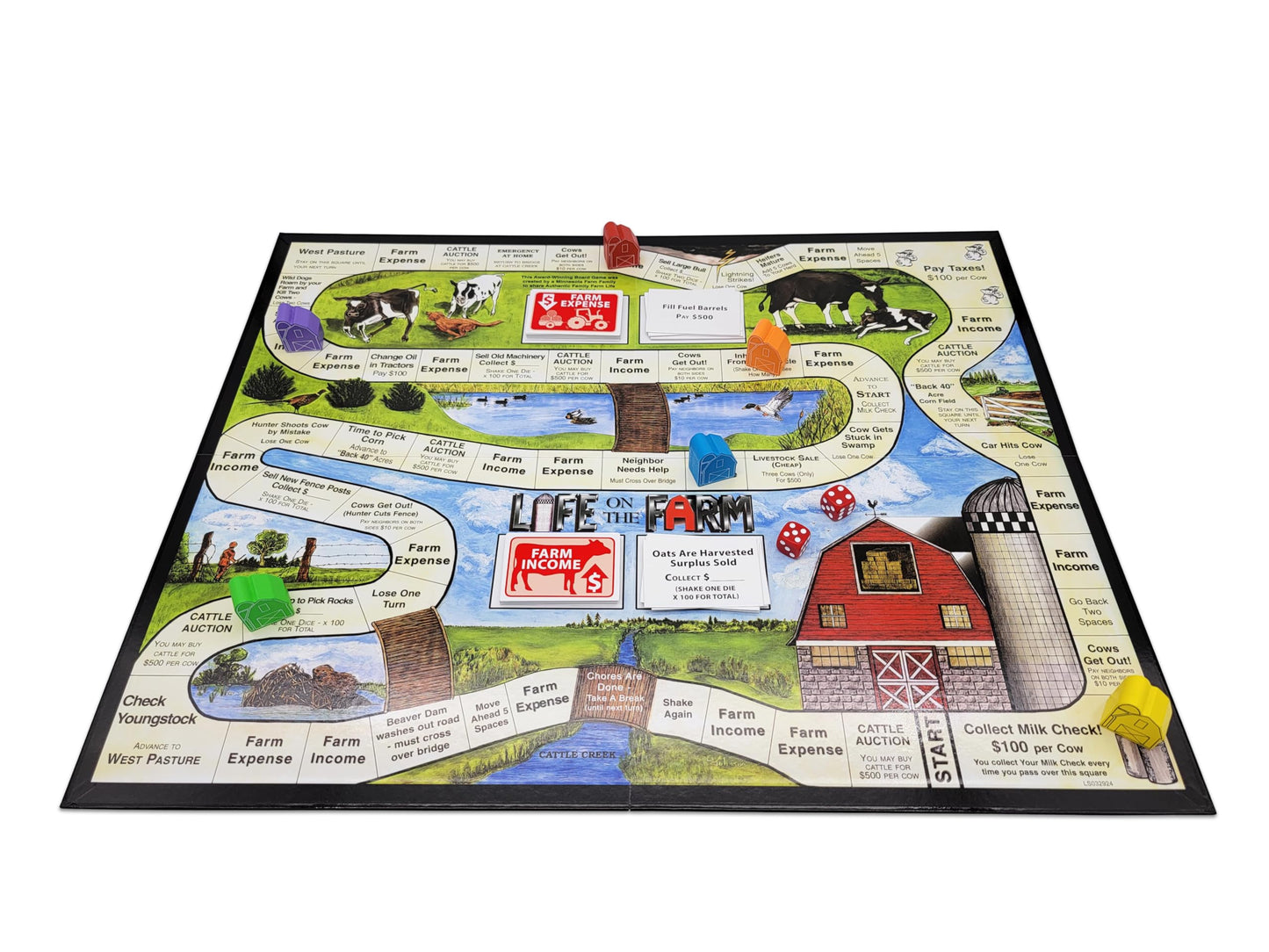 We R Fun Life on The Farm Board Game - Multicolor - Model 4099449 - Paper Material