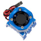 DKKY RC Motor Cooling Fan Heatsink 21000RPM 36mm for Traxxas TRX4 TRX6 Axial SCX10 540 550 1406 1410 1415 1412 Motor (Blue)