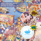 Puzzles For Adults 1000 Pieces, Momibook Jigsaw Puzzles Of Chinese Village Town Cat, Painting Image 81.3X40.6Cm(32''X16'') Toys