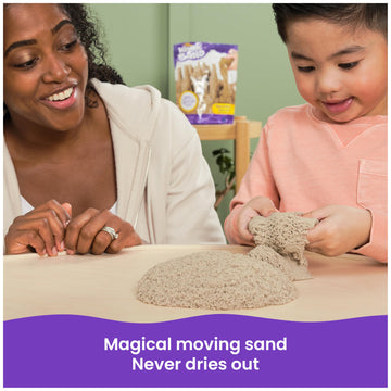 Kinetic Sand, 2lb Brown Play Sand, Moldable Sensory Toys for Kids, Resealable Bag (Packaging May Vary), for Ages 3 and up