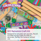Colorations - RAINKIT DIY Rainstick Kit for Kids, Set of 12, EVA Foam and Cardboard, Native American, Craft Kit, Self-Adhesive,