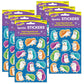 Colorful Hedgehogs Sparkle Stickers, 24 Per Pack, 6 Packs