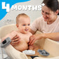 Leeleelon Mold-Free Floating Boats Bath Toys For Toddlers 1-3, 6 Pack, No Hole Bath Toys For Babies 6-12 Months, Water Table Toy
