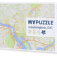 GeoToys Metropuzzle  Washington  D.C. Jigsaw Puzzles 1000 Pieces  Detailed Map Geography Puzzle  Challenging mature-themed Puzzle  Fun Puzzles for mature-themeds  Family Puzzles  US City Puzzle Map Poster Included