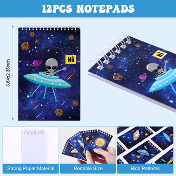 Faccito 86 Sets Space Party Favors Astronaut Party Favors Space Stationery Set Classroom Reward Gifts Prizes Notepads Pencils St