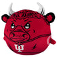 The Sleep Squad Indiana Hoosiers Bison 12" Plush Kiri Cloud Mascot - Official Collegiate Crystal Velboa Polyester