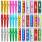 36 Pieces Operation Christmas Gifts Include 18 Pcs Harmonica Bulk Toy & 18 Pcs Multicolor Metal Kazoos Bulk for Kis Charity Part