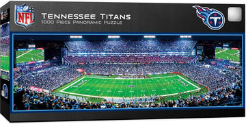 MasterPieces 1000 Piece Sports Jigsaw Puzzle - NFL Tennessee Titans Center View Panoramic - 13x39