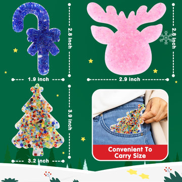 3Pcs Picky Pad - Skin Picking Fidget Toy, Picking Pad With Christmas Tree, Antelope And Magic Wand, Sensory Toys Chirstmas Gifts Silicone Picking Fidget Pad, Sensory Pick Pad, Trichotillomania Toys