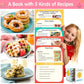 INNOCHEER Kids Baking and Cooking Set for Girls, 54PCS Chef Costume Set with Kids Apron, Chef Hat, All Real Cooking Tools and Ba