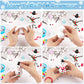 Lawoho Build A Snowman Kit With Clear Slime & Air Dry Clay For Kids, Christmas Crafts For Kids, Slime Kit For Kids, Christmas Gifts For Kids, Stocking Stuffers For Kids Christmas Crafts Snowman Kit