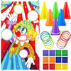 JOYIN 31PCS 3 in 1 Carnival Games  Easter Ring Toss Yard Set  Bean Bags  Cones - Outdoor Toys for Toddlers & Kids  Children's Indoor Play  Family Fun  Kids Party Cornhole Set  Lawn Games