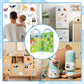 Newest Animals Sticker Book For Kids 2-4,Reusable Jelly Stciekr Activity Book For Kids,Birthday Party Gift Removable &Washable C