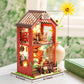 Book Nook Kit  Christmas DIY Dollhouse with Sensor Led Light  Wooden Puzzles  limited availability  for 14+ Teens and mature-themeds Building