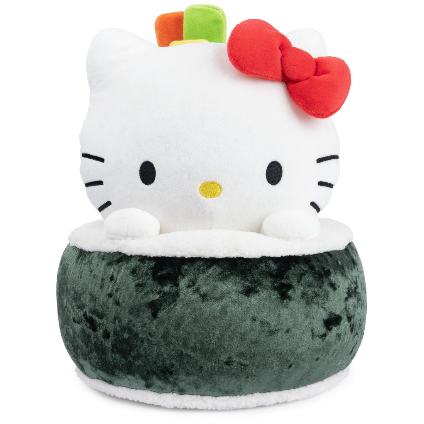 GUND Hello Kitty Sushi Plush Stuffed Animal, Green/White, 10”, High Quality Materials, Ages 1 and Up, Model 6066658-6070506