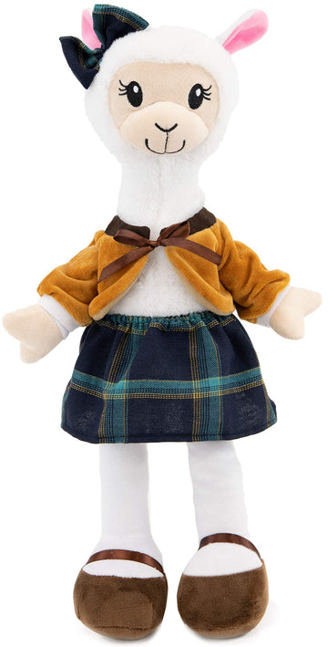 PLUSHIBLE BRIDGING MILES WITH SMILES Soft Baby Doll - Plush Rag with 2 Clothing Set, My First Plush Toy for Girls, Boys & Infant