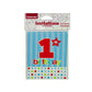 8 pack First 1st Birthday Party Invitation Cars