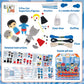 Craftiloo Superhero Sewing Kits For Little Kids 5 Easy Projects For Children Beginners Sewing Kit Kid Crafts Make Your Own Felt