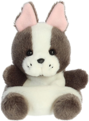 Aurora Adorable Palm Pals Beau French Bulldog Stuffed Animal - Pocket-Sized Play - Collectable Fun - Brown 5 Inches