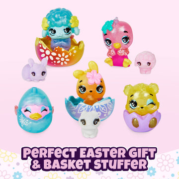 Hatchimals Colleggtibles, Spring Toy Basket With 5 And 3 Pets, Kids Toys For Girls Ages 5 And Up
