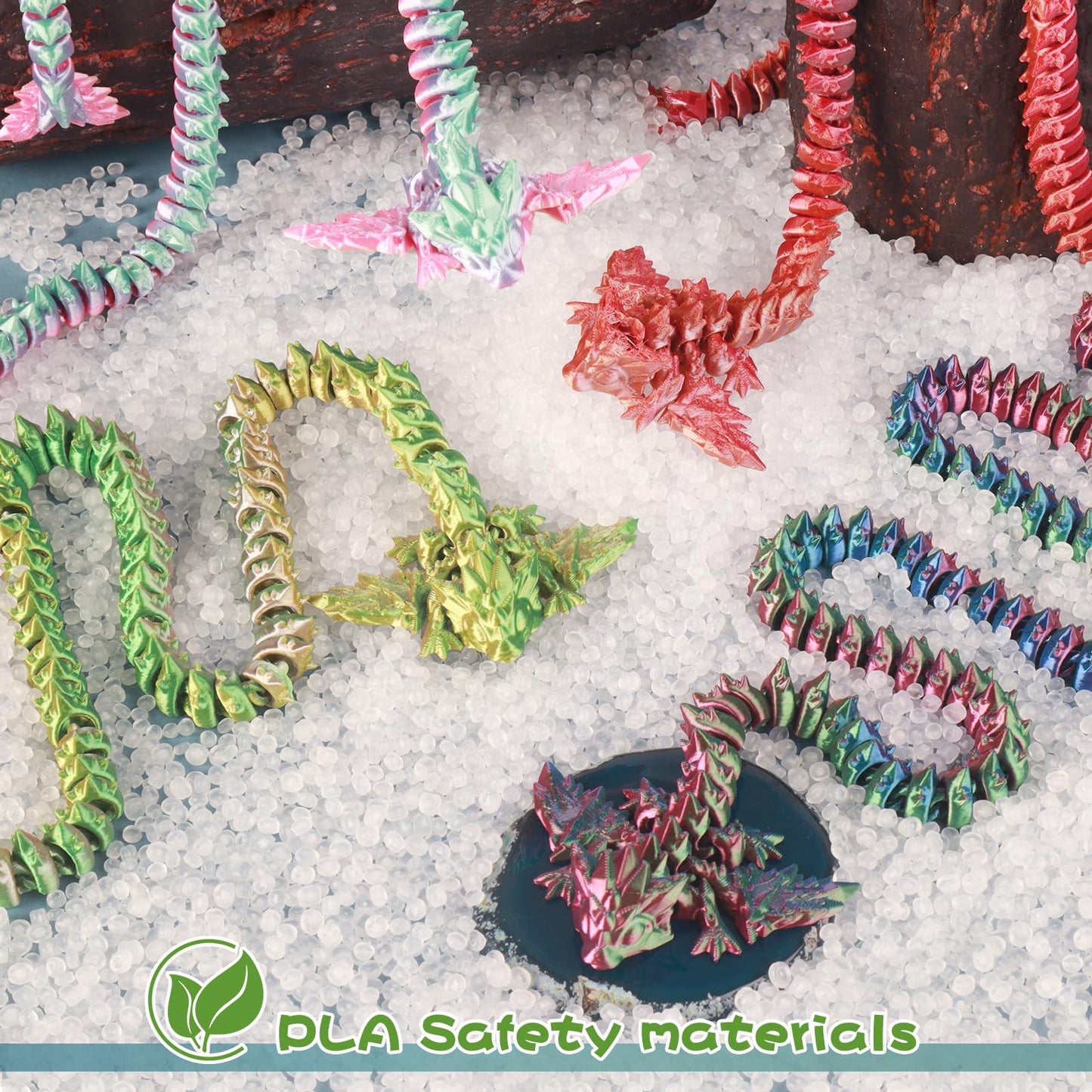 critigulf 3D Print Giant Long Dragon - Largest Size Toothless Dragon with Wings and Pangolin