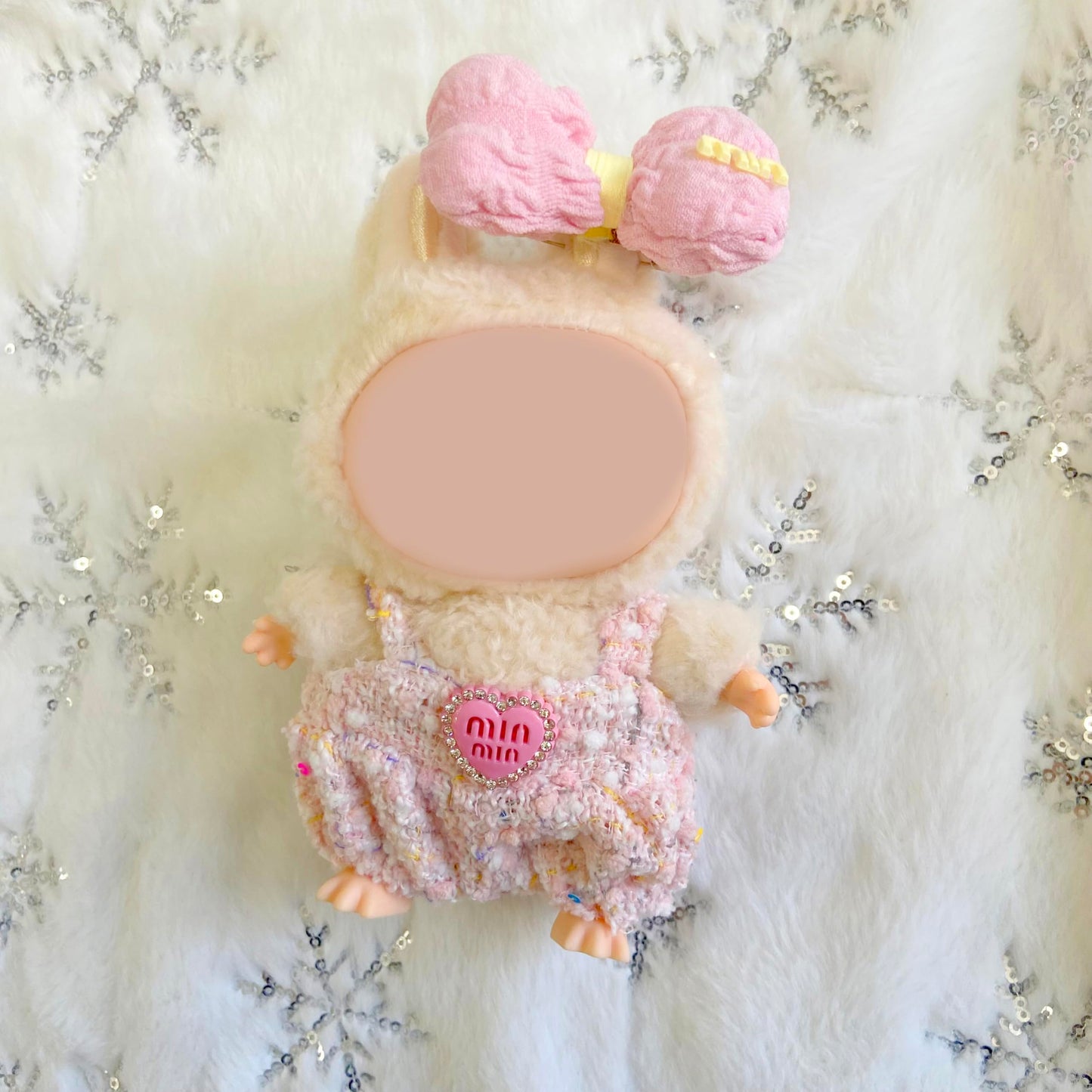 AYJK7 Doll Clothing Compatible with 6.7 Inch Labb Doll (no Doll Included) 17cm  Outfits Animal Chic Style Fashion Accessories