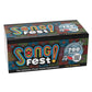 SongFest Music Trivia Game | 1000 Questions, 4 Categories, 5+ Decades | Multicolor, 4.8" x 9.75", Plastic, Whatz Games