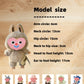 17Cm Doll Clothes For Doll, Outfits Costumes Compatible With Dolls Keychain Accessories (Black & Red Qiqi)