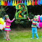 Jexine 3 Pcs 16 Inch Animal Number 2 Piata Jungle Animals Number Two Piata with Blindfold Bat and Confetti for Boy Zoo Themed 2n