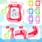 72 Pieces Mini Magnetic Drawing Board for Kids, Backpack Keychain Clip Drawing Boards Erasable Doodle Board Sketch Pad for Kids