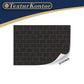 3 Sheets Self Adhesive Floor Tiles For Dollhouse 1:12 Scale (Black Tilea Rectangular)