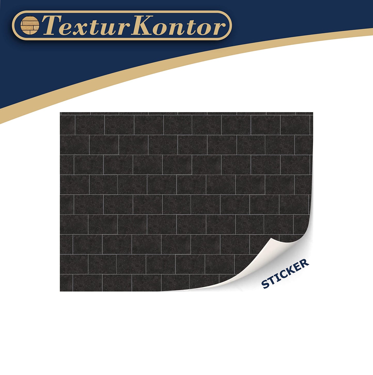 3 Sheets Self Adhesive Floor Tiles For Dollhouse 1:12 Scale (Black Tilea Rectangular)