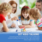 Letz Talk Conversation Cards For Kids Age 9-12 - Communication Cards To Build Confidence & Emotional Intelligence, Family Conversations Game For Kids And Adults - Therapy Tool - Easter Basket Stuffer