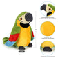 Talking Parrot - Repeats What You Say With Cute Voice - Electronic Pet Talking Plush Toy Parrot For Child Kids Gift Party Toys