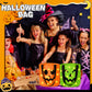 Sadnyy 3 Pcs Halloween Trick or Treat Bags Light up for Kids Pumpkin Candy Bucket LED Halloween Treating Baskets Reusable Goody