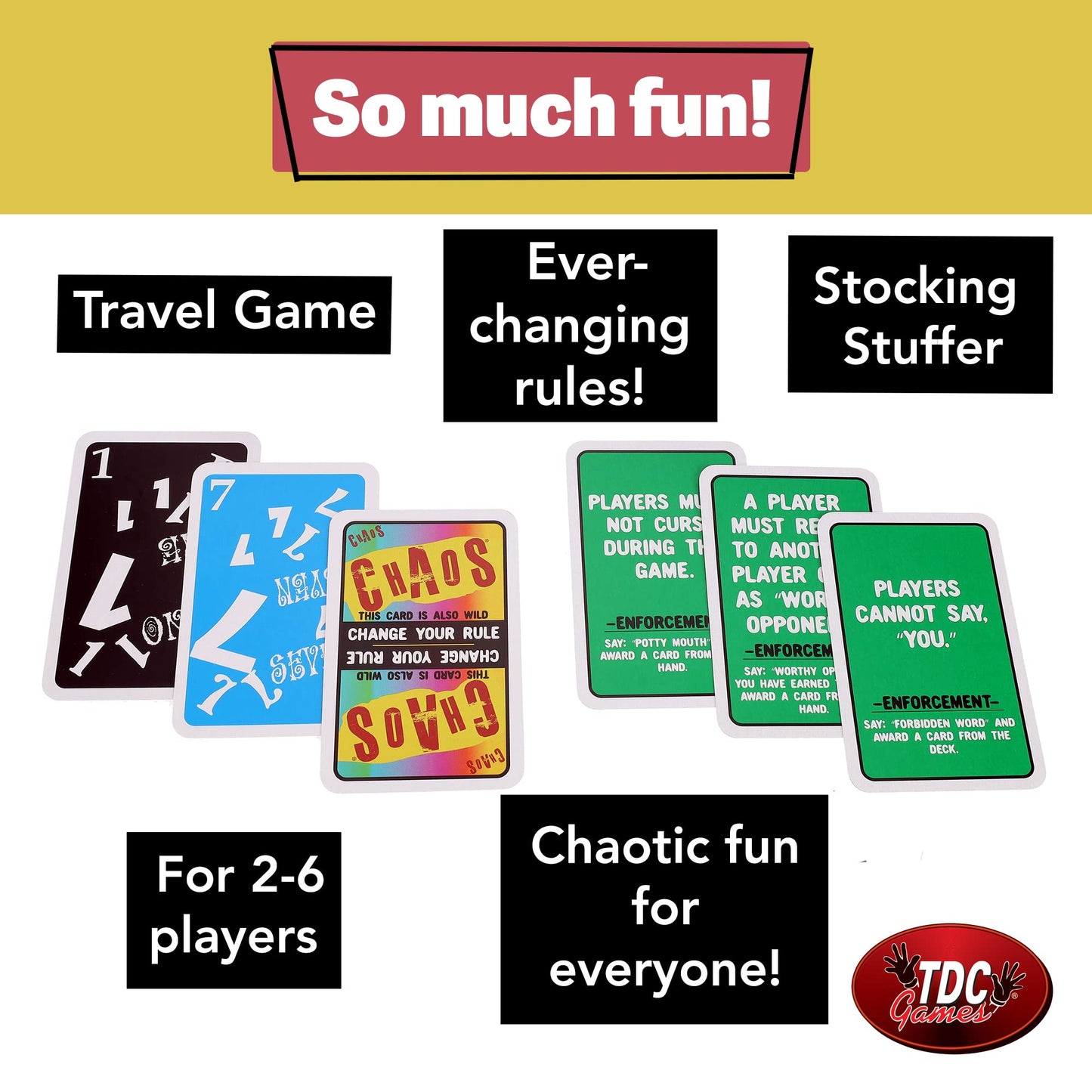 Tdc Games Chaos Card Game,1930