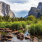 Beduke Jigsaw Puzzles 1000 Piece - Every Piece Is Unique - Yosemite National Park For Adults Thick Sturdy Cardboard Precise Interlocking Family Game Puzzle Age 14+