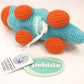 Pebble | Handmade Dinosaur - Turquoise | Crochet | Fair Trade | Pretend | Imaginative Play | Stegosaurus | Machine Washable