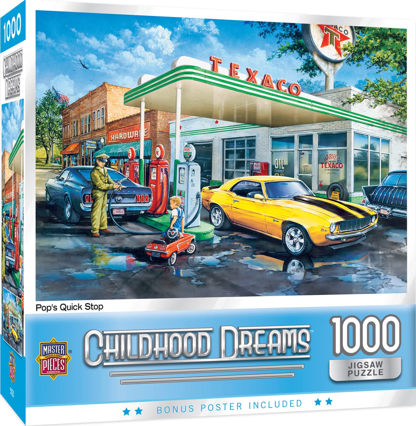 MasterPieces - 1000 Piece Jigsaw Puzzle, Pops Quick Stop, Fun for Adults, Family, Kids, Matte Finish, 19.25 x 26.75