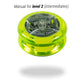 Yomega Power Brain XP yoyo - Professional yoyo with a Smart Switch which enables Players to Choose Between Auto-Return and Manua