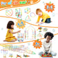 Ggiibro Straw Constructor Toys Stem Building Toys 1200Pcs Toys Aged For 3 4 5 6 7 8+ Interlocking Plastic Toys Engineering Toys