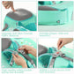 2025 New Mambobaby Float Non-Inflatable Baby Pool Float with Canopy Solid Infant Pool Float with Canopy UPF 50+ Swim Ring Swimmi
