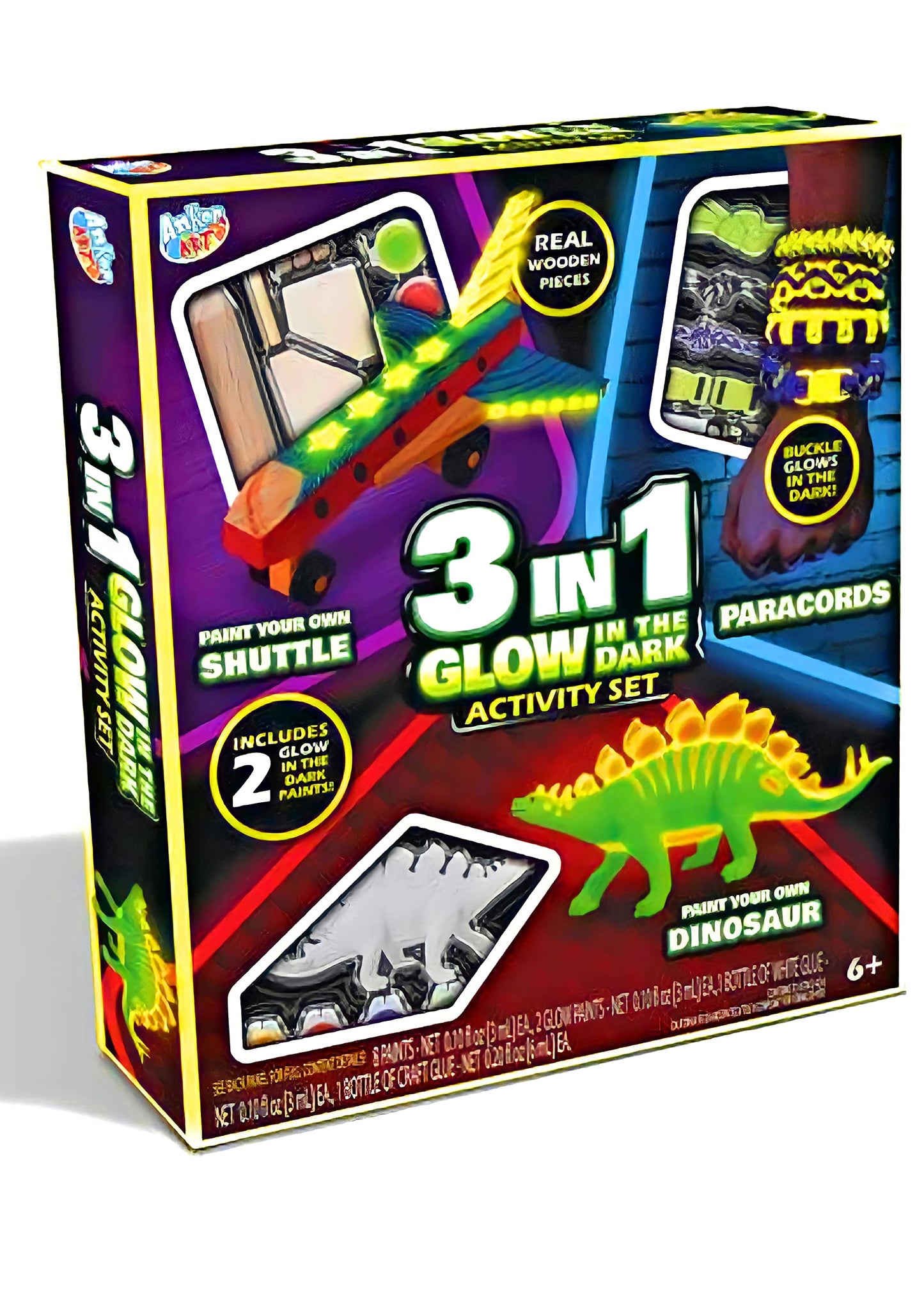 Anker Play 3 in 1 Glow in The Dark Activity Set