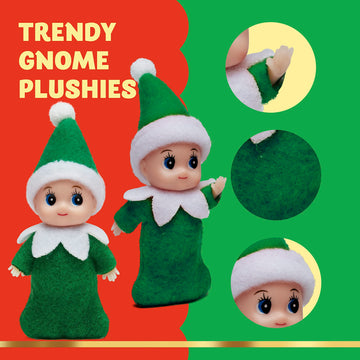 Joyin Christmas 3Pcs Tiny Elf Doll Christmas With 1 Red,1 Green And 1 Pink Elf Doll,Holiday Decoration Accessories Tiny Gift For Girls Boys Kids Adults