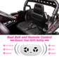 Nasitip 12V Kids Ride On Car Truck W/Parent Remote Control, Spring Suspension, Led Lights, Aux Port, Music (Rose, No Tent)