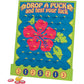 Fun Express 16 x 20 Tropical Luau Multicolor Wood Tabletop Disc Drop Game - 8 Pieces in Set - Great for Vacation Bible School, B